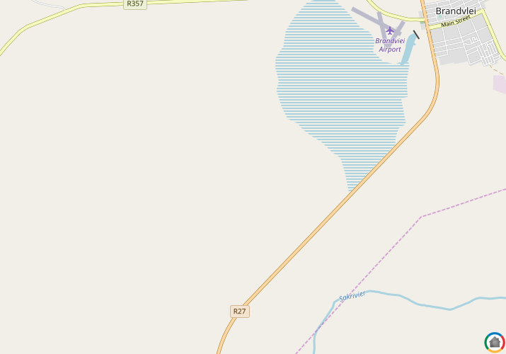 Map location of Brandvlei